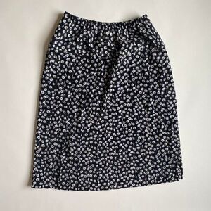 Vintage pleated floral skirt